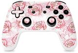 Skin Decal Wrap works with Original Google Stadia Controller Flowers Pattern Roses 13 Skin Only CONTROLLER NOT INCLUDED