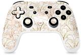 Skin Decal Wrap works with Original Google Stadia Controller Flowers Pattern 17 Skin Only CONTROLLER NOT INCLUDED