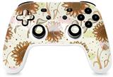 Skin Decal Wrap works with Original Google Stadia Controller Flowers Pattern 19 Skin Only CONTROLLER NOT INCLUDED