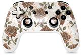 Skin Decal Wrap works with Original Google Stadia Controller Flowers Pattern Roses 20 Skin Only CONTROLLER NOT INCLUDED