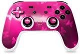 Skin Decal Wrap works with Original Google Stadia Controller Bokeh Butterflies Hot Pink Skin Only CONTROLLER NOT INCLUDED