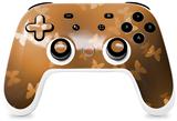 Skin Decal Wrap works with Original Google Stadia Controller Bokeh Butterflies Orange Skin Only CONTROLLER NOT INCLUDED