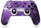 Skin Decal Wrap works with Original Google Stadia Controller Bokeh Butterflies Purple Skin Only CONTROLLER NOT INCLUDED