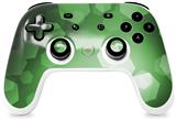 Skin Decal Wrap works with Original Google Stadia Controller Bokeh Hex Green Skin Only CONTROLLER NOT INCLUDED