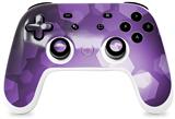Skin Decal Wrap works with Original Google Stadia Controller Bokeh Hex Purple Skin Only CONTROLLER NOT INCLUDED