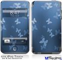 iPod Touch 2G & 3G Skin - Bokeh Butterflies Blue