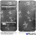 iPod Touch 2G & 3G Skin - Bokeh Butterflies Grey