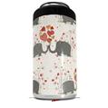 WraptorSkinz Skin Decal Wrap compatible with Yeti 16oz Tall Colster Can Cooler Insulator Elephant Love (COOLER NOT INCLUDED)