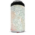 WraptorSkinz Skin Decal Wrap compatible with Yeti 16oz Tall Colster Can Cooler Insulator Flowers Pattern 02 (COOLER NOT INCLUDED)