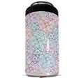 WraptorSkinz Skin Decal Wrap compatible with Yeti 16oz Tall Colster Can Cooler Insulator Flowers Pattern 08 (COOLER NOT INCLUDED)