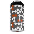WraptorSkinz Skin Decal Wrap compatible with Yeti 16oz Tall Colster Can Cooler Insulator Locknodes 04 Burnt Orange (COOLER NOT INCLUDED)