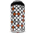 WraptorSkinz Skin Decal Wrap compatible with Yeti 16oz Tall Colster Can Cooler Insulator Locknodes 05 Burnt Orange (COOLER NOT INCLUDED)