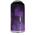 WraptorSkinz Skin Decal Wrap compatible with Yeti 16oz Tall Colster Can Cooler Insulator Bokeh Hearts Purple (COOLER NOT INCLUDED)