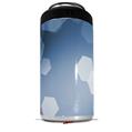WraptorSkinz Skin Decal Wrap compatible with Yeti 16oz Tall Colster Can Cooler Insulator Bokeh Hex Blue (COOLER NOT INCLUDED)