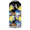 WraptorSkinz Skin Decal Wrap compatible with Yeti 16oz Tall Colster Can Cooler Insulator Tropical Fish 01 Black (COOLER NOT INCLUDED)