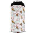 WraptorSkinz Skin Decal Wrap compatible with Yeti 16oz Tall Colster Can Cooler Insulator Sea Shells 02 White (COOLER NOT INCLUDED)