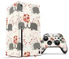 WraptorSkinz Skin Wrap compatible with the 2020 XBOX Series X Console and Controller Elephant Love (XBOX NOT INCLUDED)