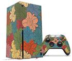 WraptorSkinz Skin Wrap compatible with the 2020 XBOX Series X Console and Controller Flowers Pattern 01 (XBOX NOT INCLUDED)