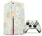 WraptorSkinz Skin Wrap compatible with the 2020 XBOX Series X Console and Controller Flowers Pattern 02 (XBOX NOT INCLUDED)