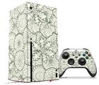 WraptorSkinz Skin Wrap compatible with the 2020 XBOX Series X Console and Controller Flowers Pattern 05 (XBOX NOT INCLUDED)