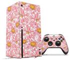 WraptorSkinz Skin Wrap compatible with the 2020 XBOX Series X Console and Controller Flowers Pattern 12 (XBOX NOT INCLUDED)