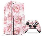 WraptorSkinz Skin Wrap compatible with the 2020 XBOX Series X Console and Controller Flowers Pattern Roses 13 (XBOX NOT INCLUDED)