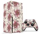 WraptorSkinz Skin Wrap compatible with the 2020 XBOX Series X Console and Controller Flowers Pattern 23 (XBOX NOT INCLUDED)