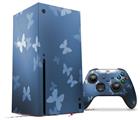 WraptorSkinz Skin Wrap compatible with the 2020 XBOX Series X Console and Controller Bokeh Butterflies Blue (XBOX NOT INCLUDED)
