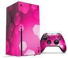 WraptorSkinz Skin Wrap compatible with the 2020 XBOX Series X Console and Controller Bokeh Hex Hot Pink (XBOX NOT INCLUDED)