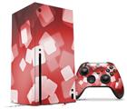 WraptorSkinz Skin Wrap compatible with the 2020 XBOX Series X Console and Controller Bokeh Squared Red (XBOX NOT INCLUDED)