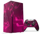 WraptorSkinz Skin Wrap compatible with the 2020 XBOX Series X Console and Controller Bokeh Music Hot Pink (XBOX NOT INCLUDED)