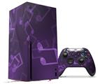WraptorSkinz Skin Wrap compatible with the 2020 XBOX Series X Console and Controller Bokeh Music Purple (XBOX NOT INCLUDED)