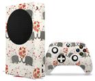 WraptorSkinz Skin Wrap compatible with the 2020 XBOX Series S Console and Controller Elephant Love (XBOX NOT INCLUDED)