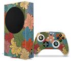WraptorSkinz Skin Wrap compatible with the 2020 XBOX Series S Console and Controller Flowers Pattern 01 (XBOX NOT INCLUDED)