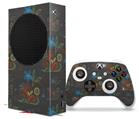 WraptorSkinz Skin Wrap compatible with the 2020 XBOX Series S Console and Controller Flowers Pattern 07 (XBOX NOT INCLUDED)
