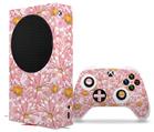 WraptorSkinz Skin Wrap compatible with the 2020 XBOX Series S Console and Controller Flowers Pattern 12 (XBOX NOT INCLUDED)