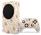 WraptorSkinz Skin Wrap compatible with the 2020 XBOX Series S Console and Controller Flowers Pattern 15 (XBOX NOT INCLUDED)