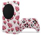 WraptorSkinz Skin Wrap compatible with the 2020 XBOX Series S Console and Controller Flowers Pattern 16 (XBOX NOT INCLUDED)