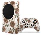 WraptorSkinz Skin Wrap compatible with the 2020 XBOX Series S Console and Controller Flowers Pattern Roses 20 (XBOX NOT INCLUDED)