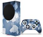 WraptorSkinz Skin Wrap compatible with the 2020 XBOX Series S Console and Controller Bokeh Squared Blue (XBOX NOT INCLUDED)