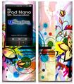 iPod Nano 5G Skin - Floral Splash
