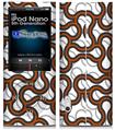 iPod Nano 5G Skin - Locknodes 01 Burnt Orange