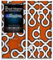 iPod Nano 5G Skin - Locknodes 03 Burnt Orange