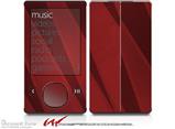 VintageID 25 Red - Decal Style skin fits Zune 80/120GB  (ZUNE SOLD SEPARATELY)