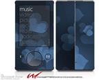 Bokeh Hearts Blue - Decal Style skin fits Zune 80/120GB  (ZUNE SOLD SEPARATELY)