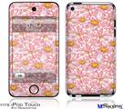 iPod Touch 4G Decal Style Vinyl Skin - Flowers Pattern 12