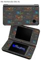 Flowers Pattern 07 - Decal Style Skin fits Nintendo DSi XL (DSi SOLD SEPARATELY)