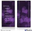 Zune HD Skin - Bokeh Hearts Purple