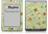 Birds Butterflies and Flowers - Decal Style Skin (fits Amazon Kindle Touch Skin)