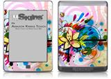 Floral Splash - Decal Style Skin (fits Amazon Kindle Touch Skin)